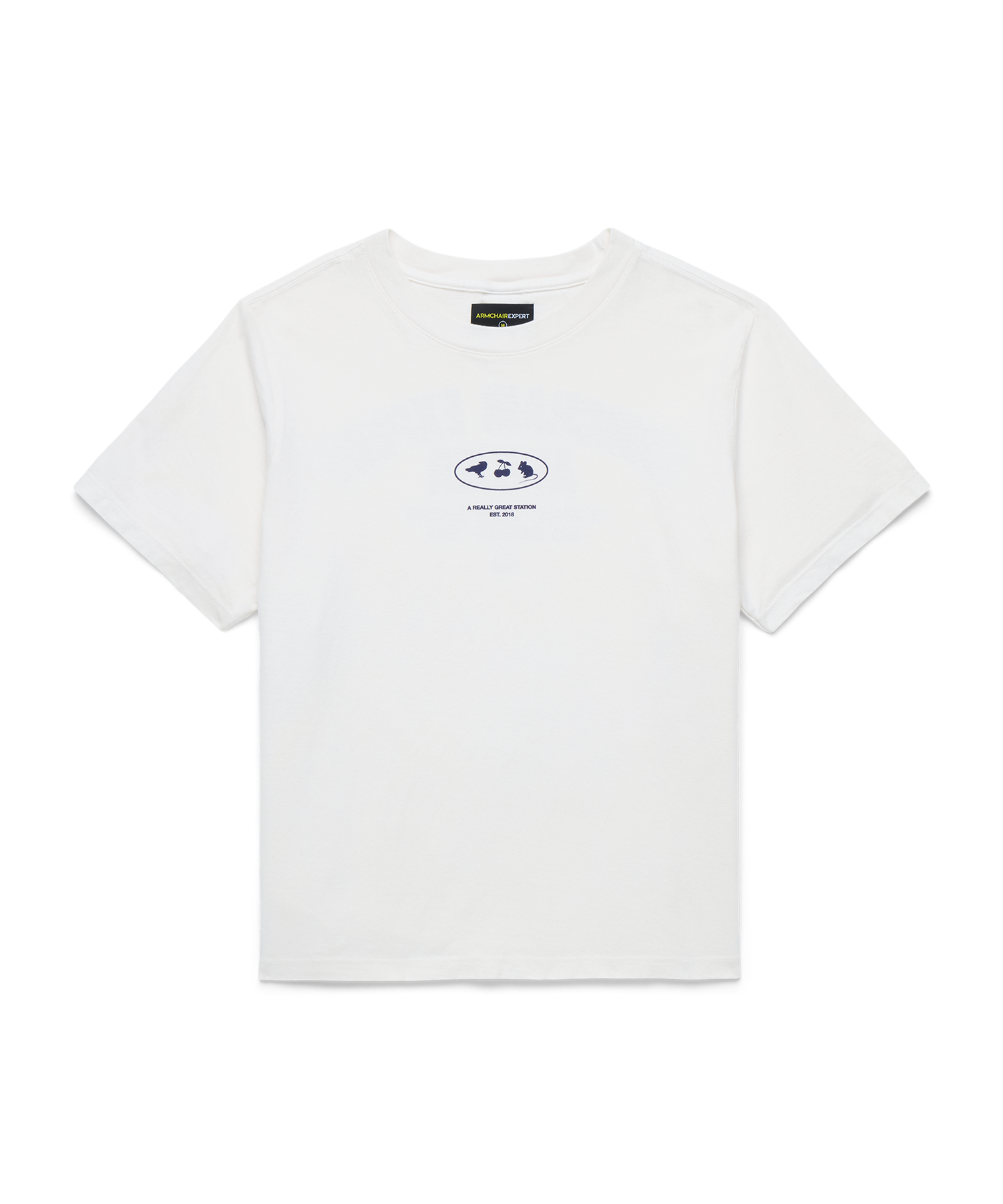 Atelier Box Fit T-Shirt Vintage White – Armchair Expert