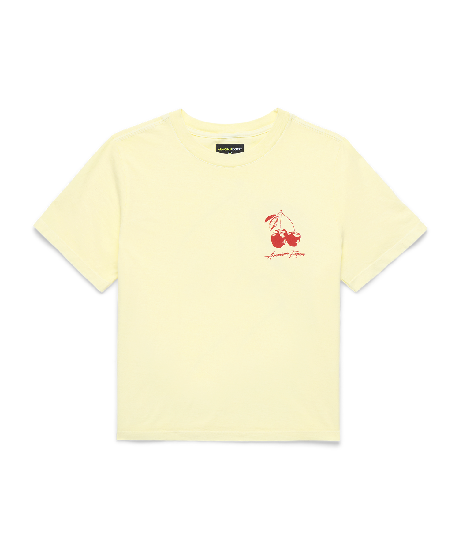 Big Cherry Box Fit T-Shirt Buttermilk – Armchair Expert