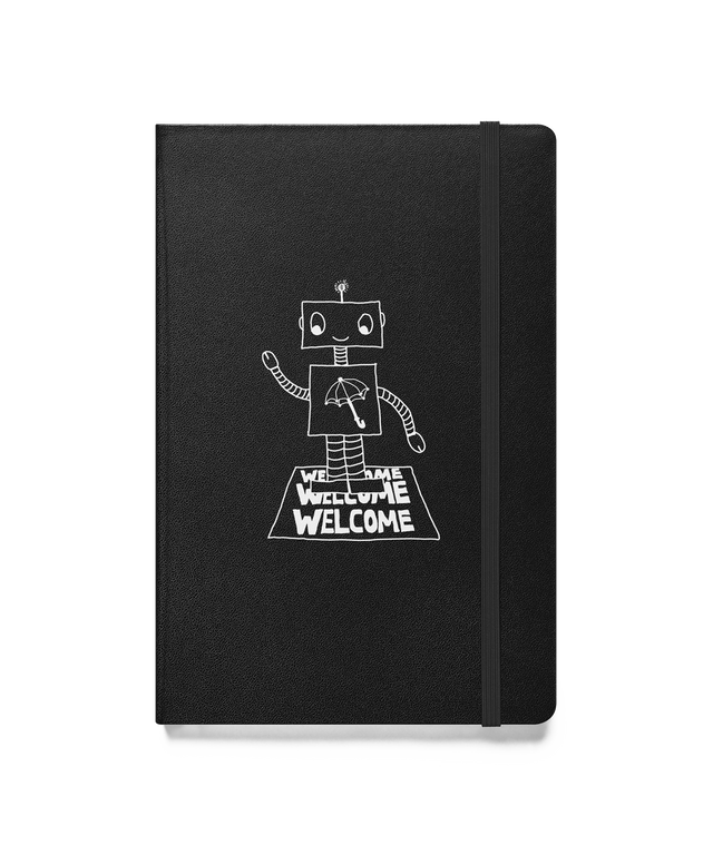 Robot Hardcover Notebook – Armchair Expert