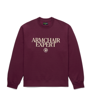 Atelier Oversized Crewneck Maroon