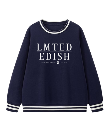 Lmted Edish Crewneck Navy Contrast