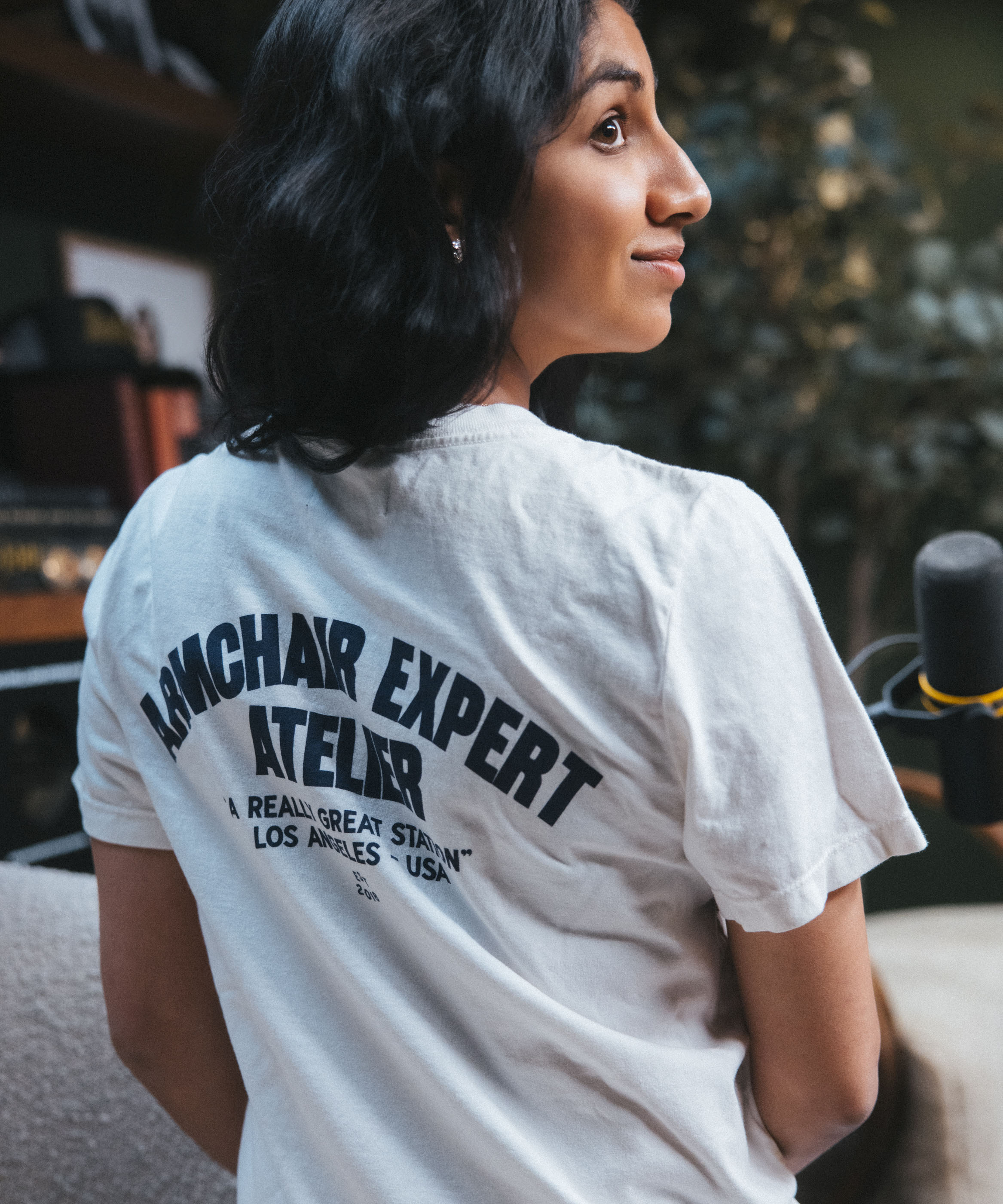 Atelier Box Fit T-Shirt Vintage White – Armchair Expert